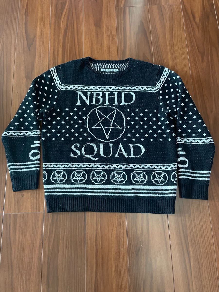 ネイバーフッド NEIGHBORHOOD ニット  セーター ブラック S チャレンジャー拍卖