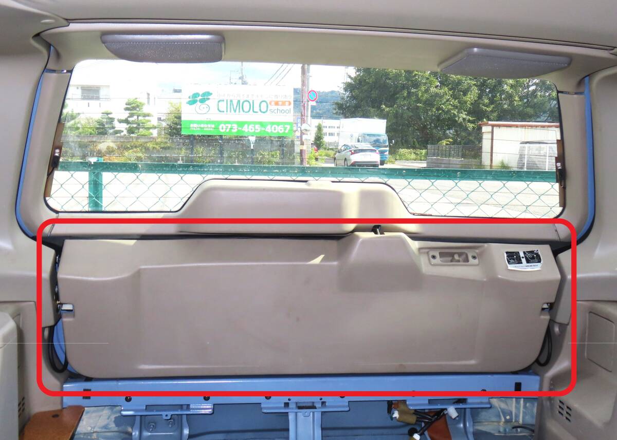 H12 GF-RHNB14 RFNB14 ラシーン RASHEEN 4WD AT SR18 後期 純正 リアゲート バックドア 下側 内張 内装 室内 / トリム J / 110628km拍卖