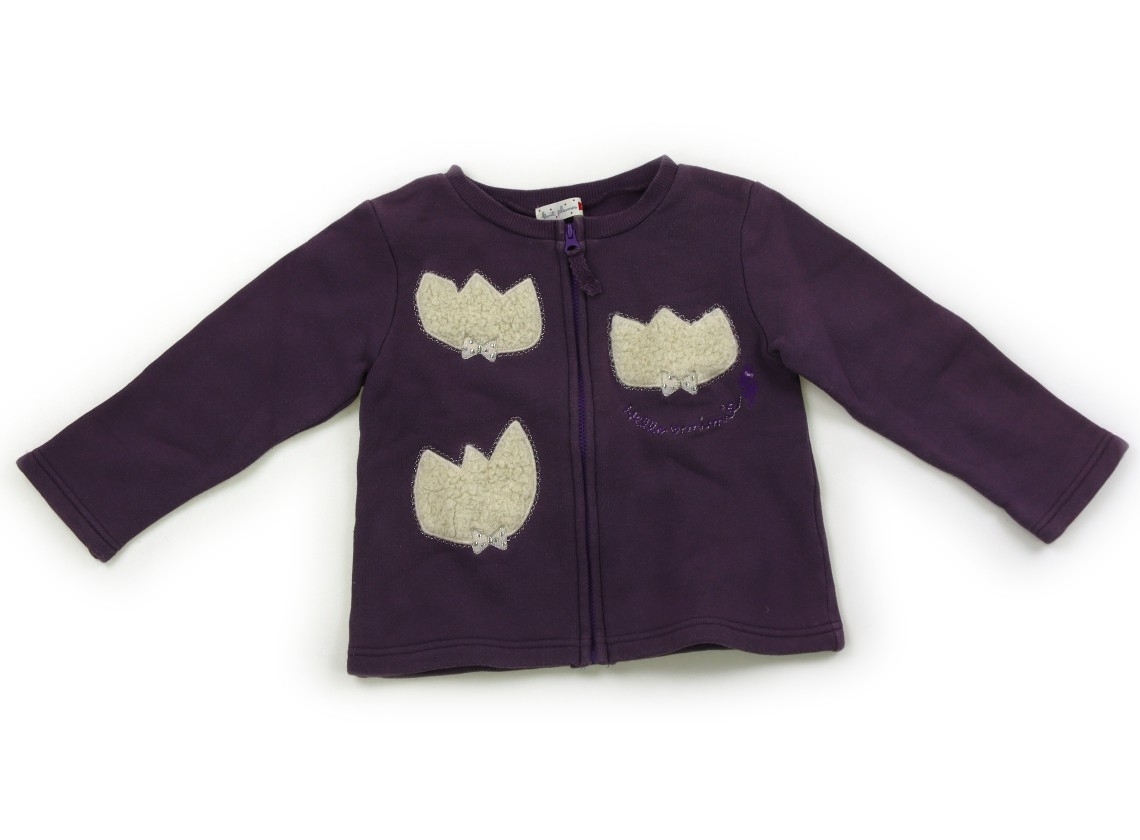 ニットプランナー(KP) Knit Planner(KP) ジップアップトレーナー 100サイズ 女の子 子供服 ベビー服 キッズ拍卖