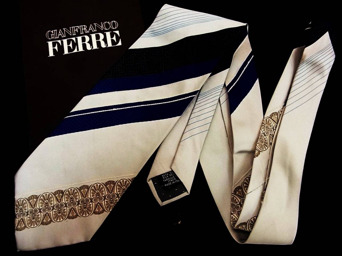 ●美品●SALE4829【FERRE】ジャンフランコ フェレのネクタイ●拍卖