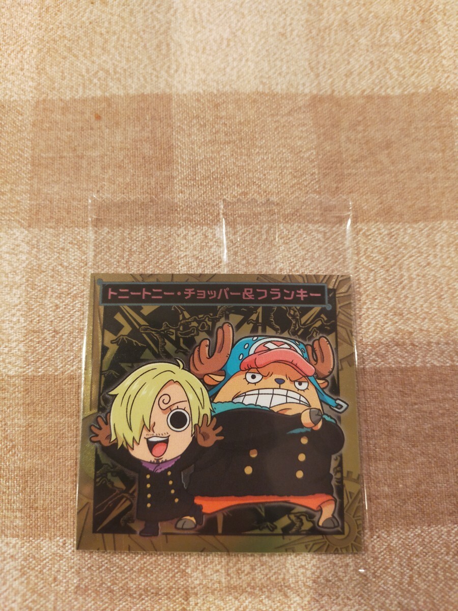 ワンピース にふぉるめーしょん大海賊シールウエハース SW8-24 チョッパー&フランキー log.8 未開封拍卖