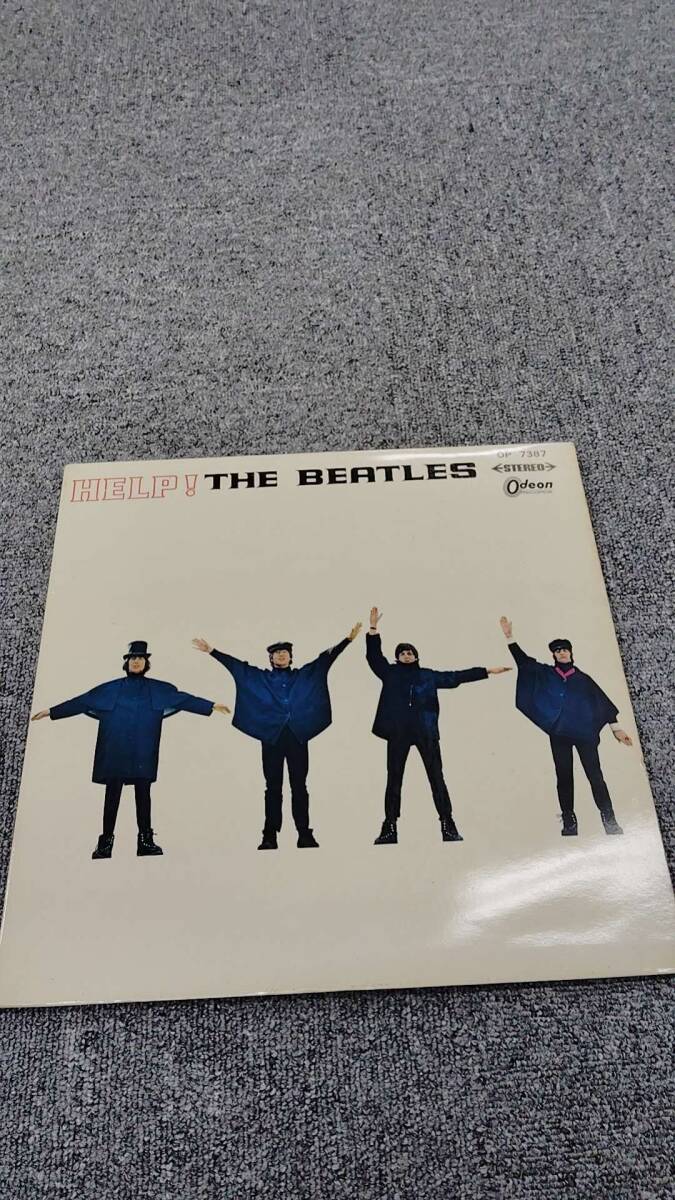 ★赤盤 ビートルズ「Help! 4人はアイドル(サントラ)」日本盤LP(1966年)再発H1750円 OP-7387/NL1694拍卖