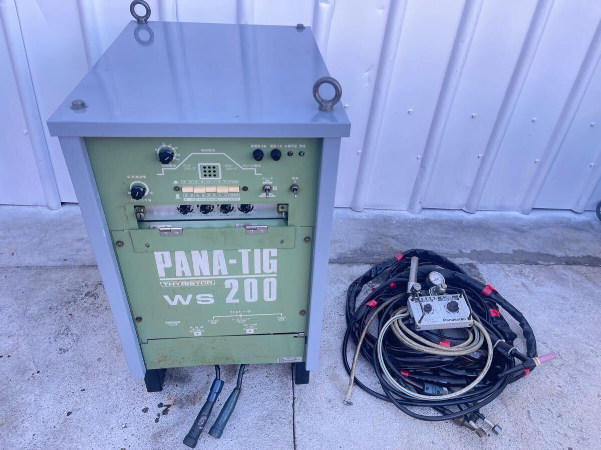 中古 Panasonic PANA-TIG YC-200TWS-4 交直両用TIG溶接機 パナソニック TIG溶接機 単相200V 動作確認済み拍卖