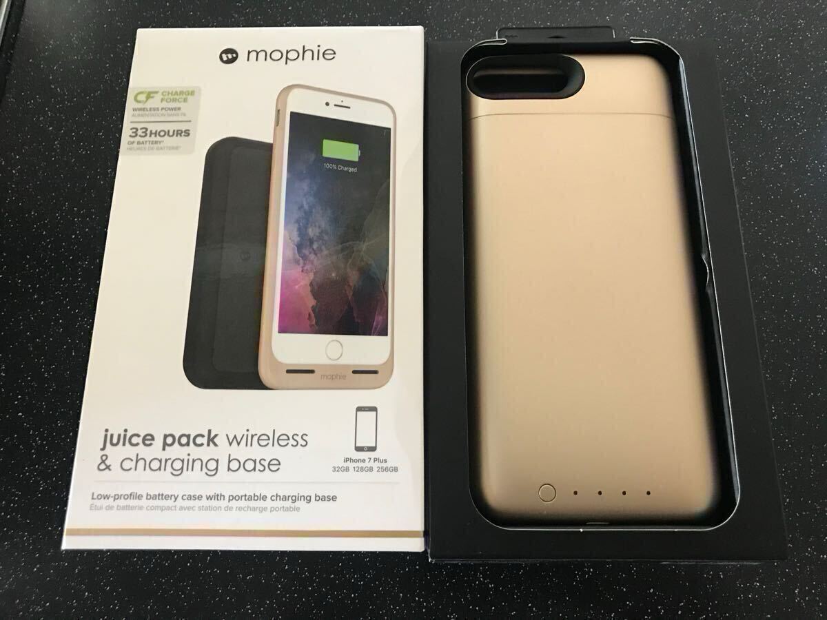 廃盤 Apple スマートバッテリーケース iPhone 7 Plus / iPhone 8 Plus Apple純正 アクセサリー mophie juice pack mophie GOLD拍卖