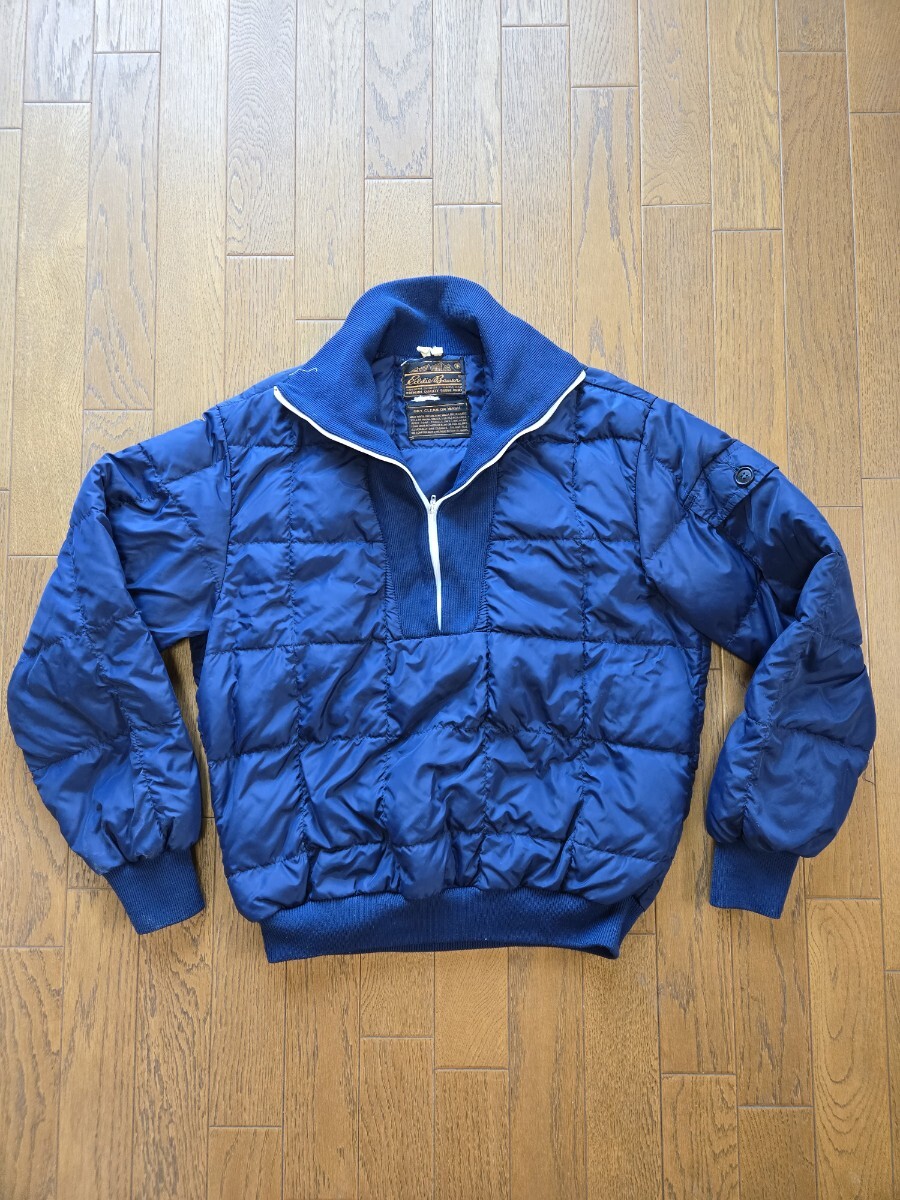 【希少】70s 80s Eddie Bauer エディーバウアー プルオーバージャケット インナーダウン L マルタンマルジェラ サンプリング 北村匠海着用拍卖