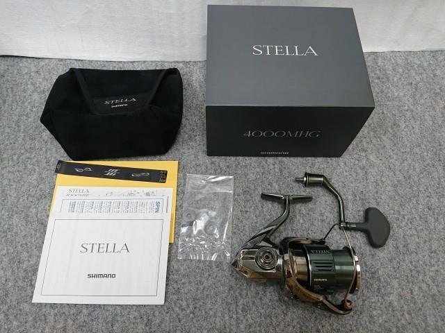 @【中古】 美品! シマノ 22 ステラ 4000MHG スピニングリ-ル STELLA拍卖