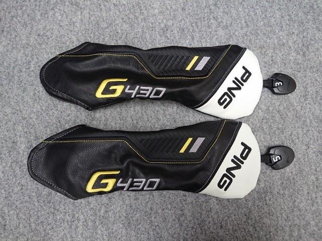 ピン PING G430 (LST/MAX/SFT) フェアウェウッド用 FW用×2個セット ヘッドカバー 未使用品拍卖