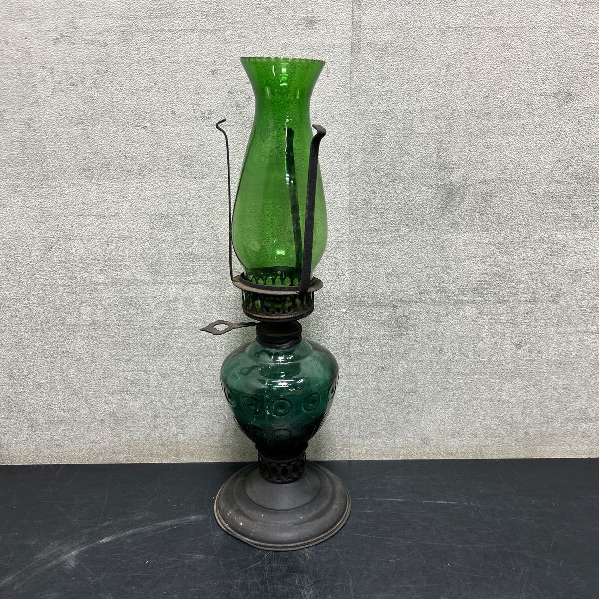 アルコールランプ オイルランプ アンティーク ビンテージ レトロ 昭和レトロ ガラス テーブルランプ インテリア 照明 レトロ雑貨 現状品拍卖