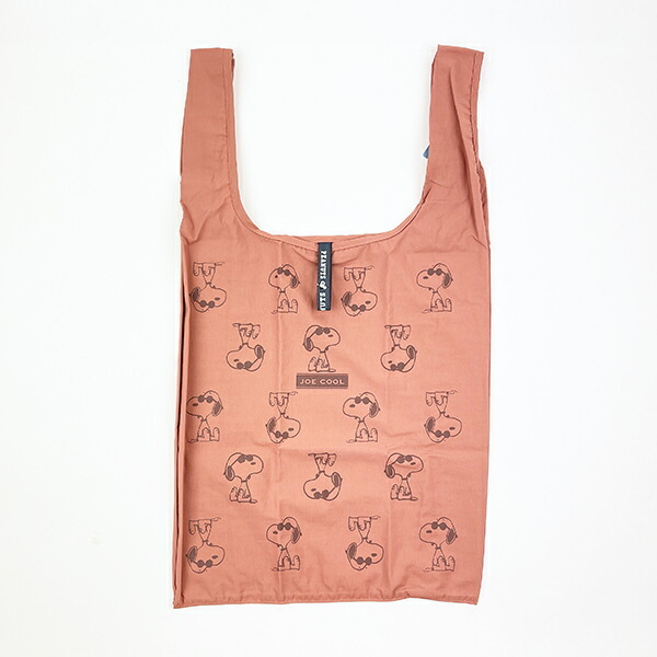 SNOOPY スヌーピー RE-PET マルシェバッグ レッド エコバッグ 折りたたみバッグ お買い物拍卖