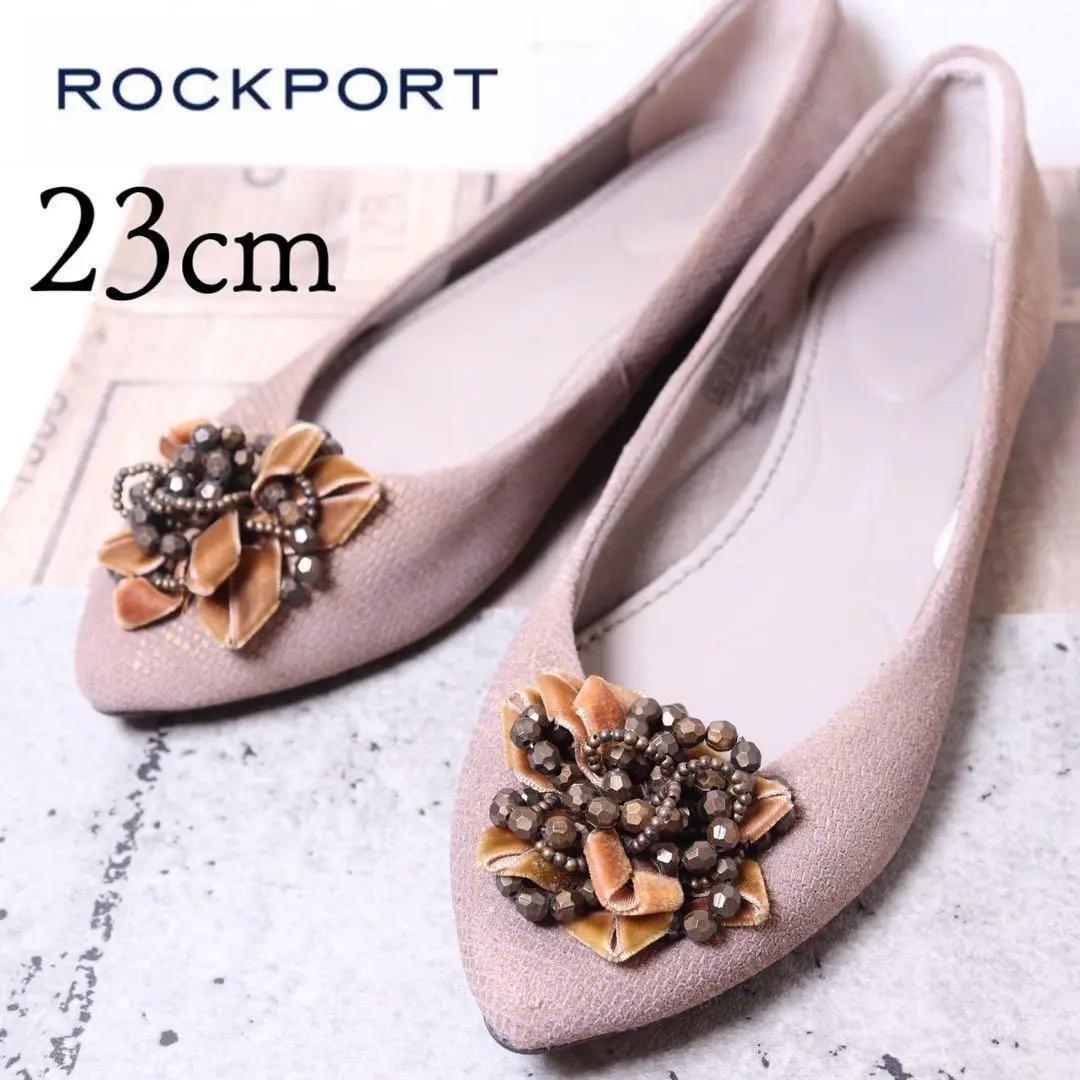 ROCKPORT ロックポート 23 フラットシューズ パンプス クロコ拍卖