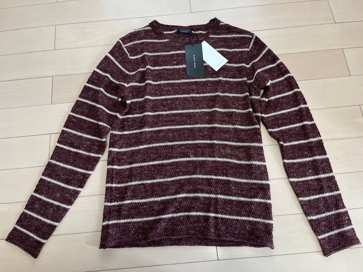 ◆新品◆ZARA ニット セーター ボーダー Mサイズ拍卖