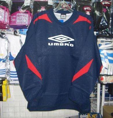 アンブロ UBA4838ラインドピステシャツNVY 紺 ネイビー Lサイズ umbro 新品 レトロ 即決価格/拍卖