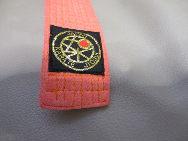 空手の帯 橙帯拍卖