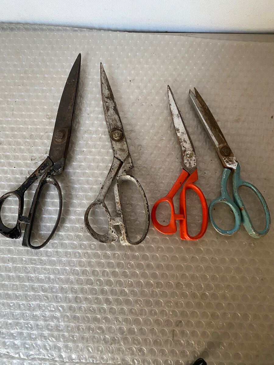 裁縫道具 裁ちばさみ 鉄鋏 4点売り HA112拍卖