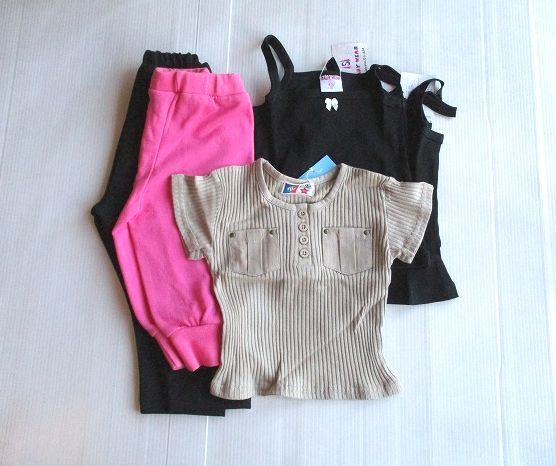 フ211●90㎝95㎝*新品未使用●女の子福袋6枚 拍卖