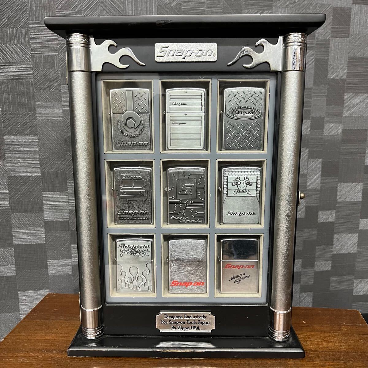 Snap-on スナップオン ジッポ 9点セット まとめて コレクションケース Zippo ライターケース レア 希少拍卖