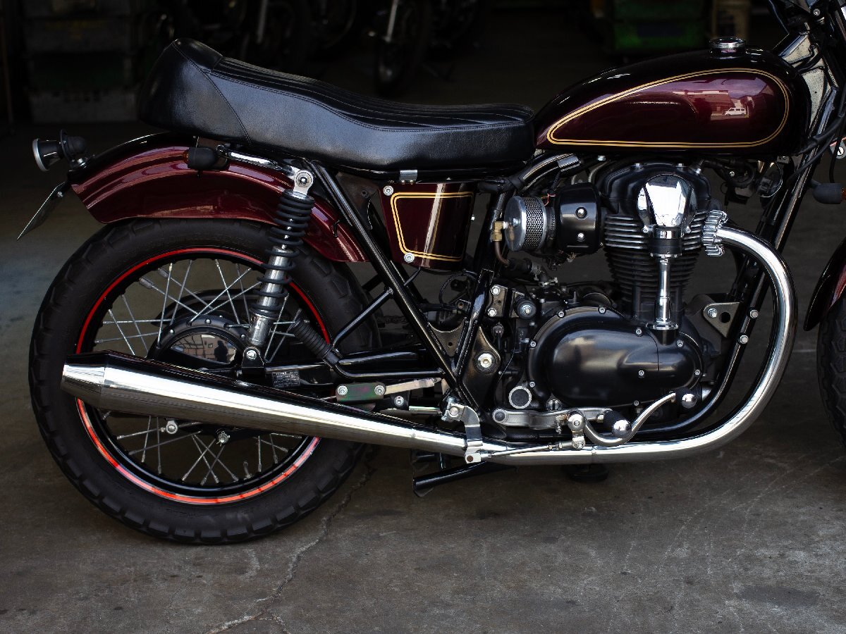 MOTOR ROCK W800用 ('11-'16) STDメガホン ロング 新型フルエキ MID拍卖