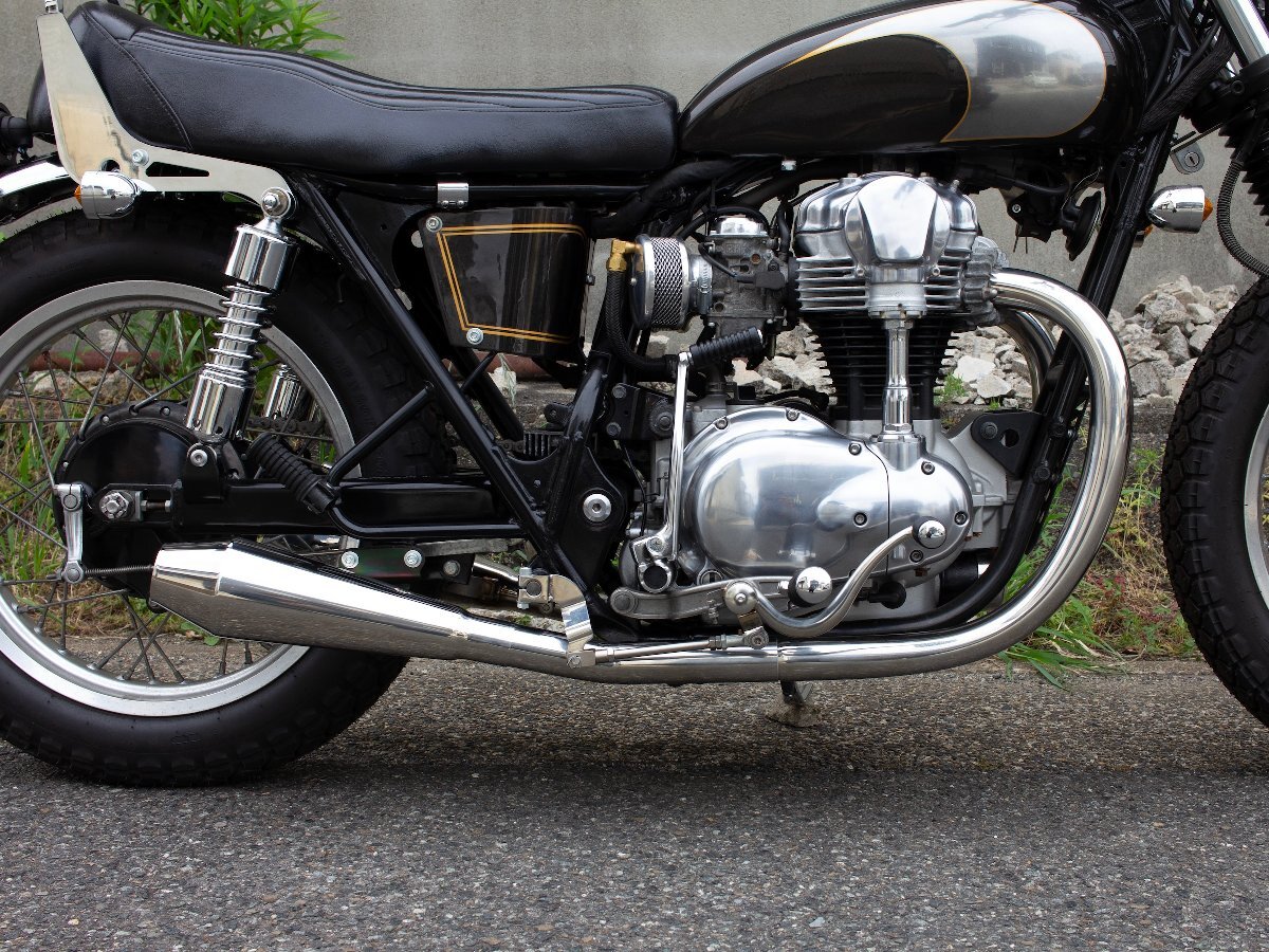 MOTOR ROCK W650/400用 STDメガホン ショート 新型フルエキ MID拍卖