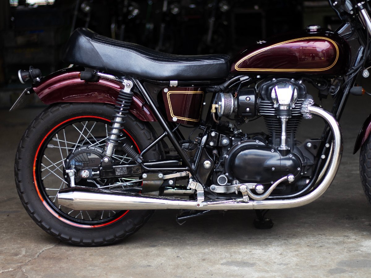 MOTOR ROCK W800用 ('11-'16) STDメガホン ミドル 新型フルエキ LOW拍卖