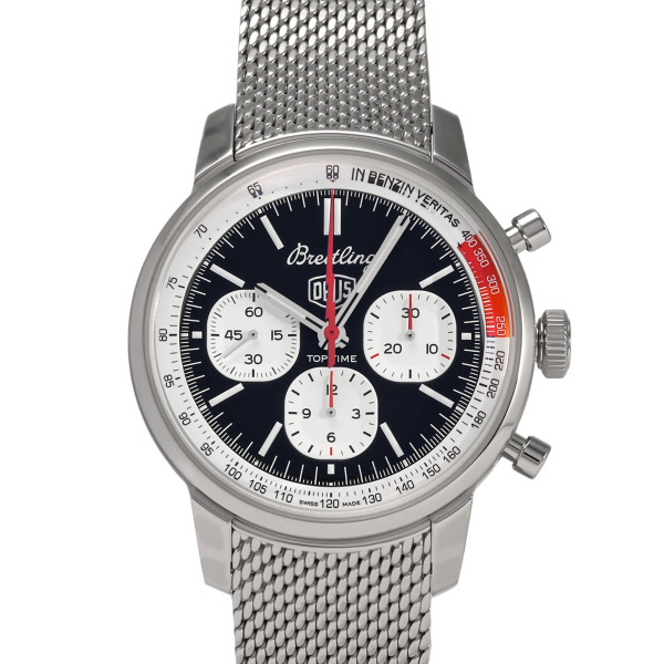 ブライトリング BREITLING トップタイム B01 デウス AB01765A1B1A1 ブラック/ホワイト文字盤 新品 腕時計 メンズ拍卖