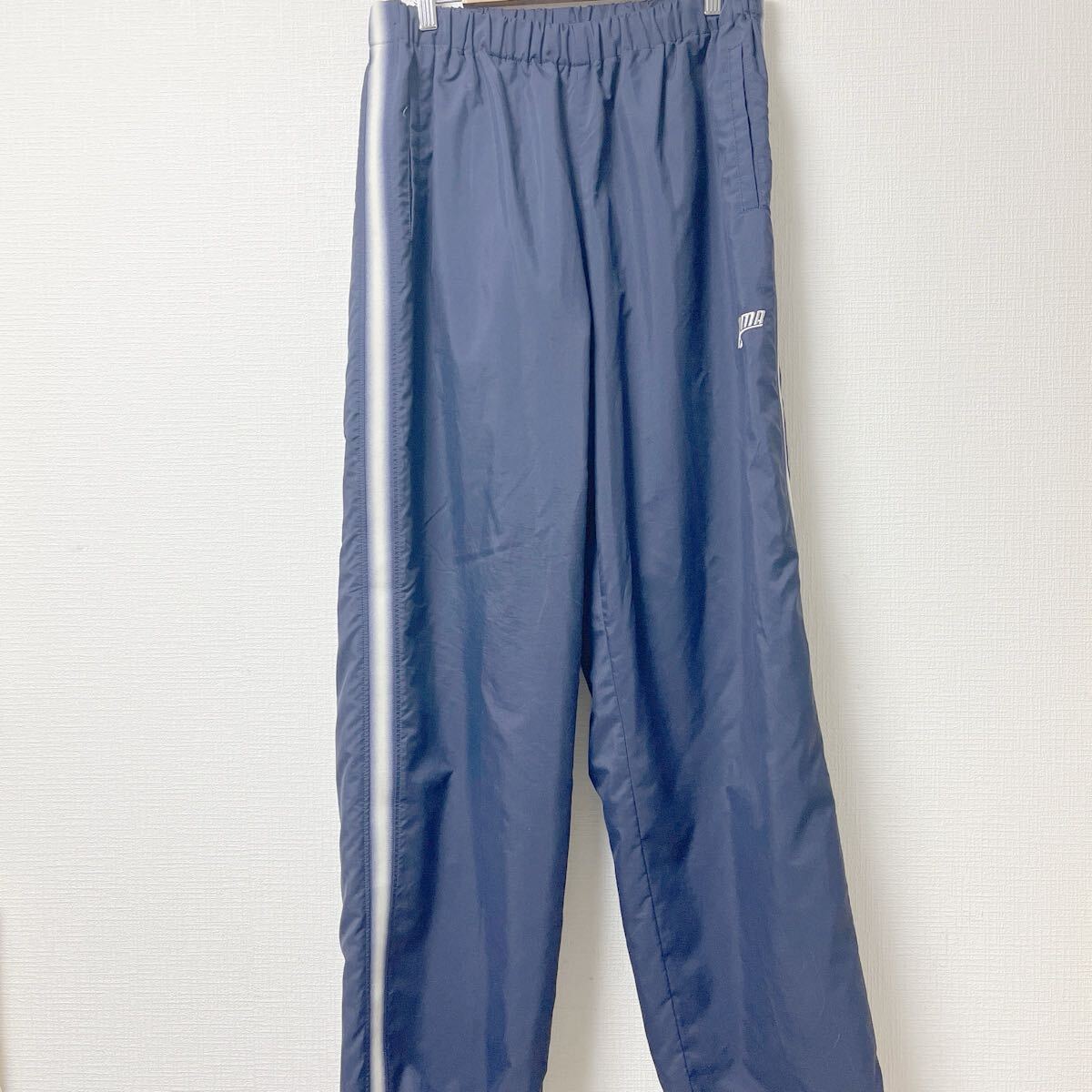 PUMA プーマ 裏地付き トレーニングパンツ Oサイズ ネイビー ポリエステル拍卖