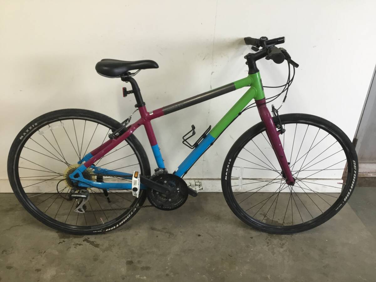 △ A-31岐阜発/ GIANT/ マウンテンバイク/ 3×8段変速/ 700×23c/ 走行確認/ Rギヤ1〜4速入りません/現状品/ 管0.8b/ R7.1/8 △拍卖