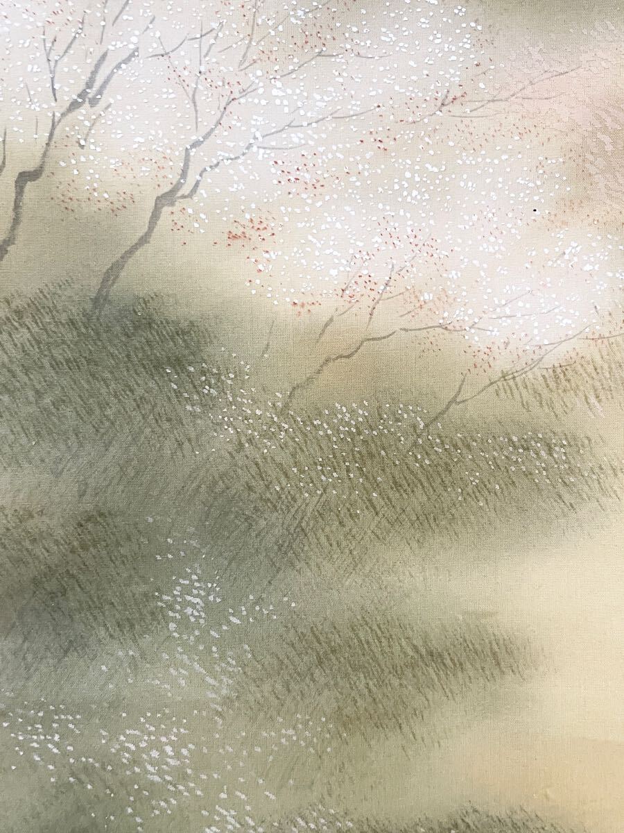 即決!模写 平井楳仙/春景山水図 掛軸(検索=桜 梅 渡辺省亭 木島桜谷 小原古邨 雪岱 新版画 契月 是真 暁斎 狩野派 琳派 北斎 大観 栖鳳)拍卖