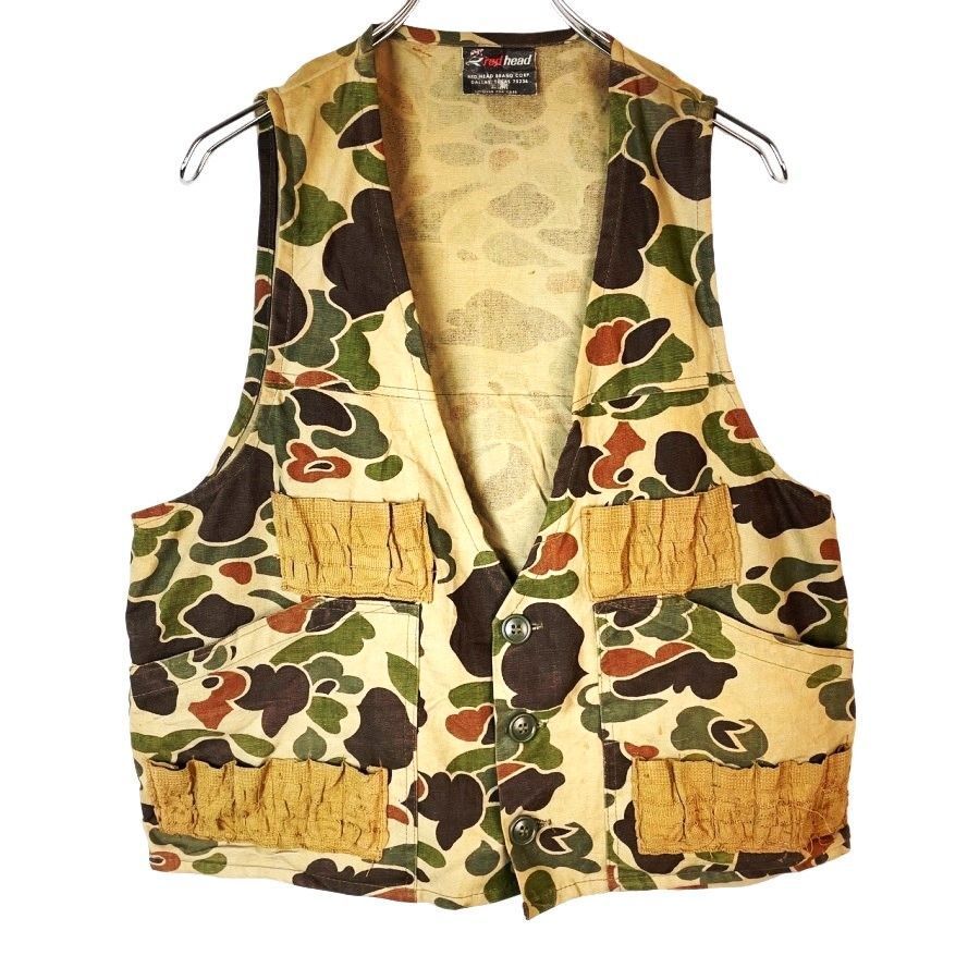 レッドヘッドRed Headハンティングベストシューティングベストゲームポケットガンホルダー迷彩カモフラージュダックハンターカモ緑41212拍卖