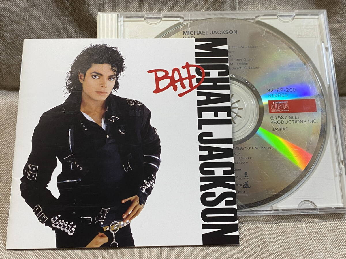MICHAEL JACKSON - BAD 32・8P-200 CSR刻印 国内初版 日本盤 税表記なし3200円盤拍卖