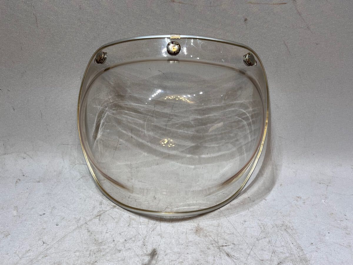 凹み NOS DIXIE 刻印 GRAN-PRIX ビンテージ バブルシールド クリア バイザー グランプリ 純正 汎用 ハーフ ジェット ヘルメット ハーレー K拍卖