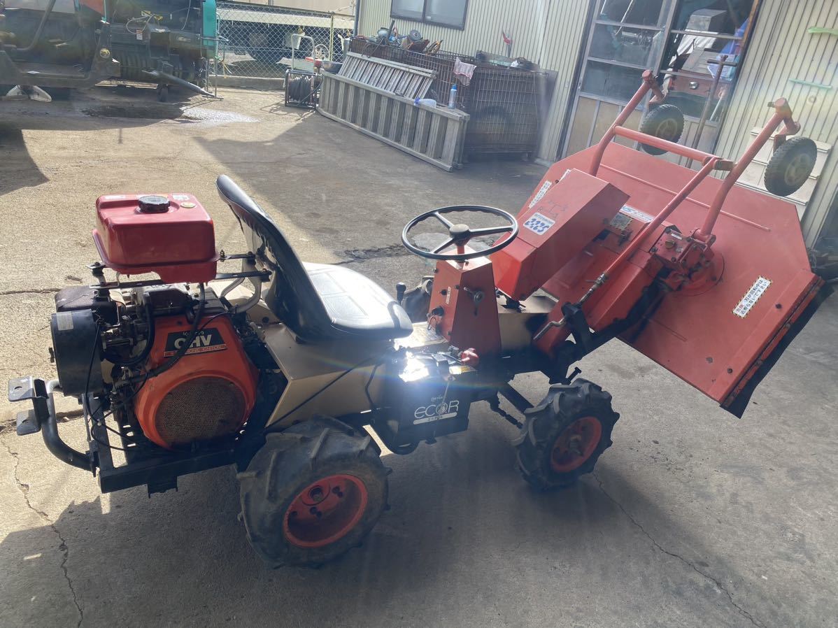 宮城県出品 佐藤SRM1200D乗用草刈機 芝刈り 動作確認済み。引き取り限定 100キロ以内送料無料拍卖