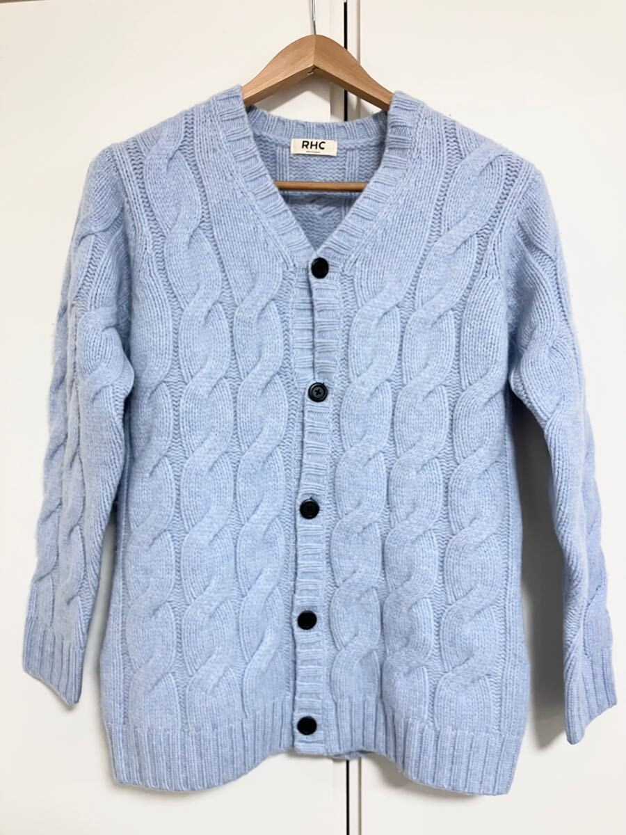 RHC Ron Hermanロンハーマンのケーブルニットカーディガン Sサイズ 送料無料拍卖