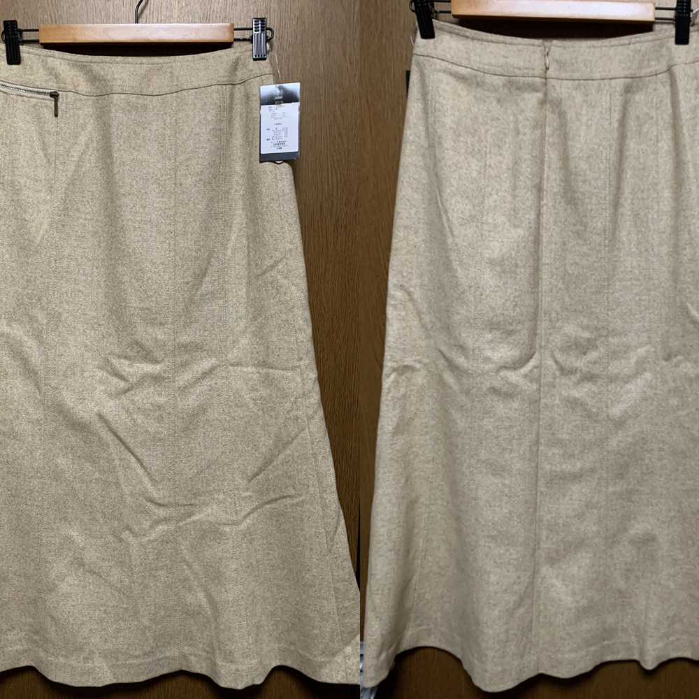 64【LANTANA VIVACE|ロングスカート】 ランタナビバーチェ スカート フレアスカート ウール60% 未使用 拍卖