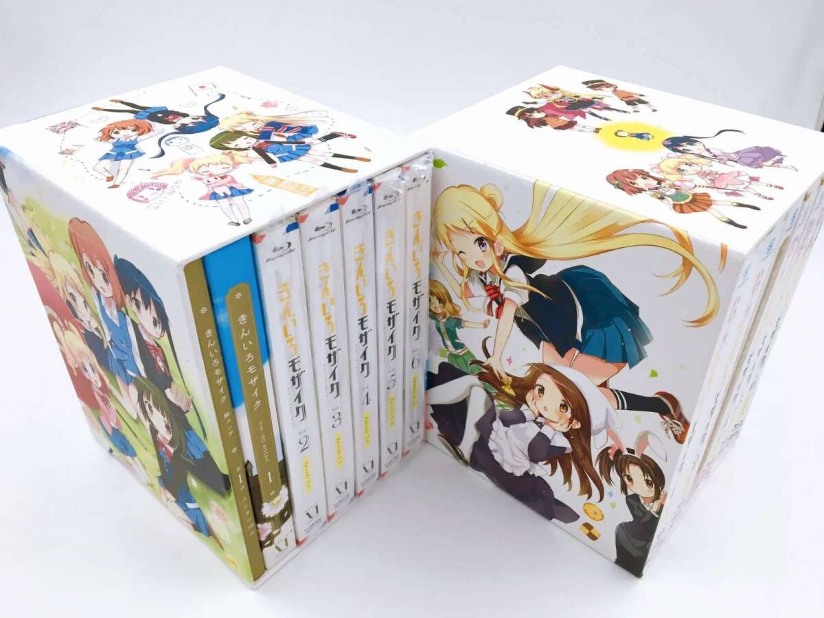 ♪) Blu-ray きんいろモザイク ハロー!!きんいろモザイク 初回版 BOX付き 2セット ブルーレイ拍卖