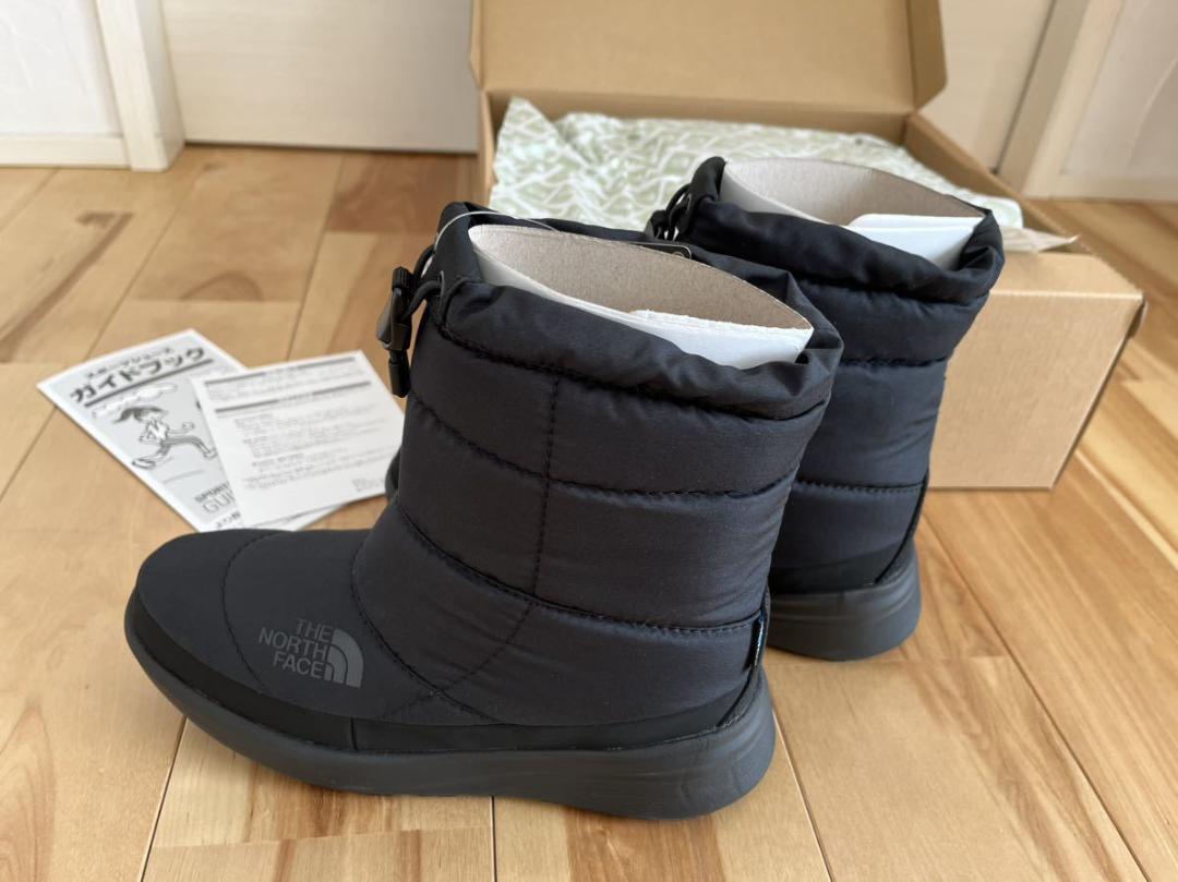 ノースフェイス ヌプシ ブーティ ウォータープルーフ 22cm 正規品 黒 aranciato NFW52272 THE NORTH FACE拍卖