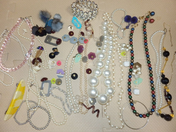 .an3:華やかセット●パール風 ネックレス ブローチ お花 アクセサリー ピアス まとめて レディース お洒落 ジャンル様々拍卖