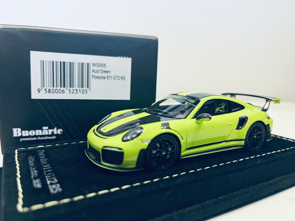 【送料無料】1/43 Buonarto model Porsche ポルシェ 911 GT2 RS (992) Acid green拍卖