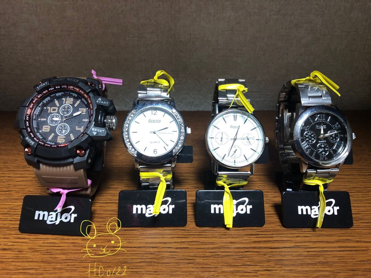 未使用 クレーンゲーム景品 MAJOR 腕時計 4種セット拍卖