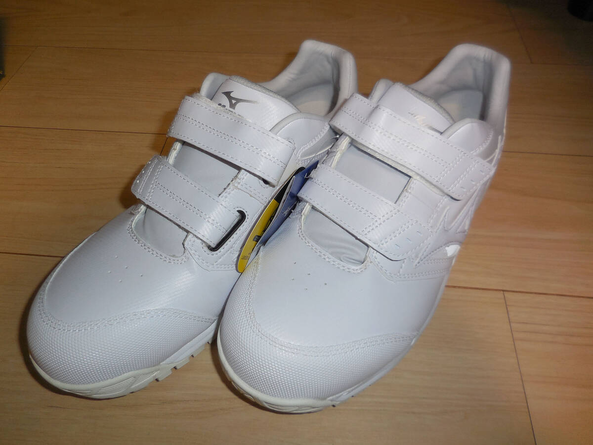 未使用 ミズノ プロテクティブスニーカー オールマイティ CS ホワイト 26.5 ベルトタイプ ( C1GA171101 ) 拍卖