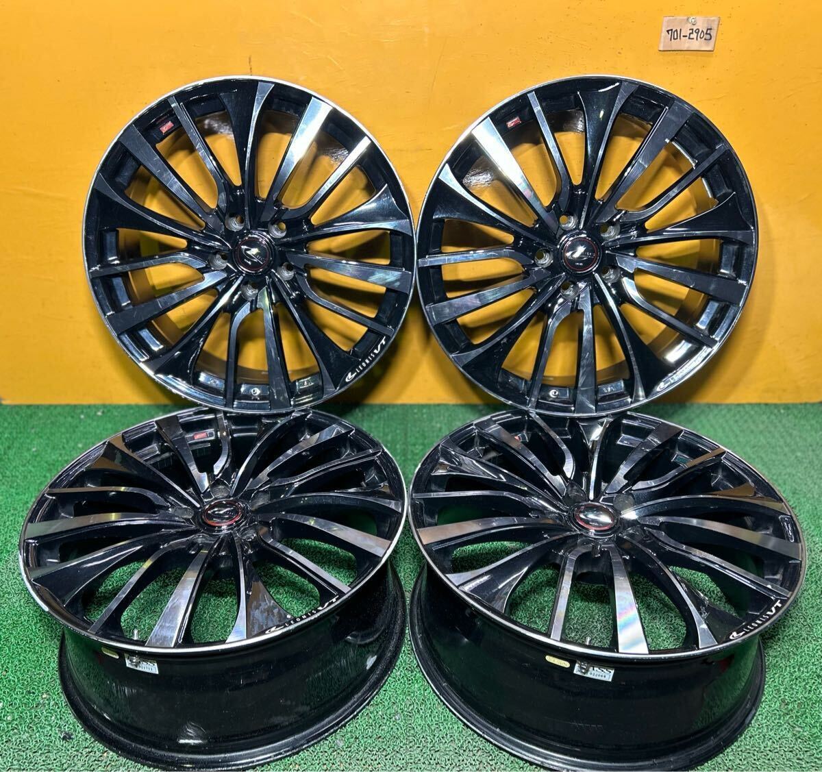 *WEDS LEONIS 19×8.0J +35 PCD:114.3×5H ハブ径:73mm】*4本セット拍卖