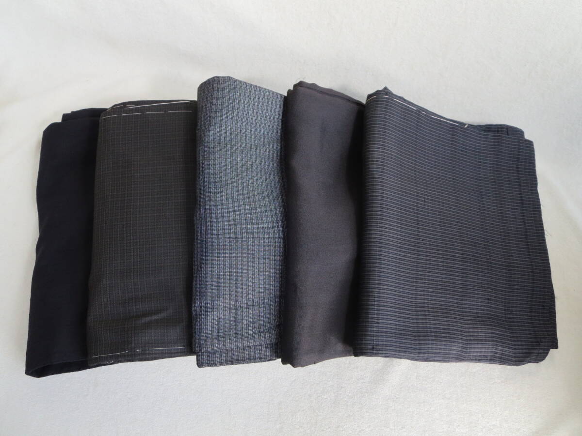 ■紳士 着物 5点■長着 羽織■レトロ 古着 難あり 舞台衣装 リメイク アンティーク拍卖