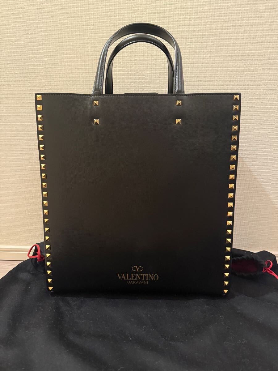 ★★新品未使用 VALENTINO バレンチノ スタッズレザートートートーバック オールスタッズ 高級 ゴールド★★拍卖