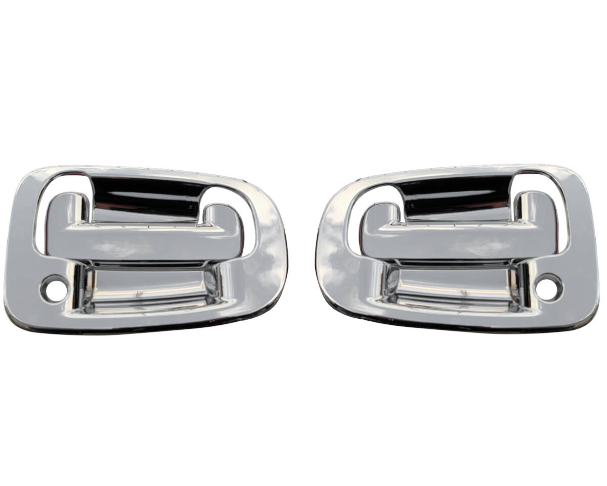 本州送料無料 いすゞ 23 エルフ 標準キャブ ローキャブ7代目 メッキドアハンドルカバー 左右セット拍卖