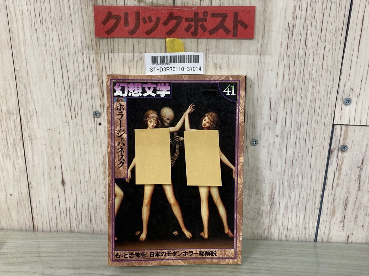 3-△ 幻想文学 41 ホラー・ジャパネスク アトリエOCTA 1994年 平成6年 都筑道夫 高橋克彦 菊地秀行 竹河聖 書き込み有拍卖