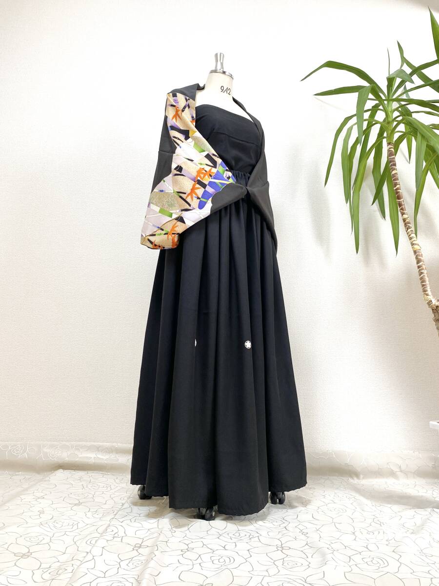 着物リメイク羽織物ストールショールカーディガンフリーサイズストール送料無料ハンドメイド着物リメイク羽織物NO.2600拍卖