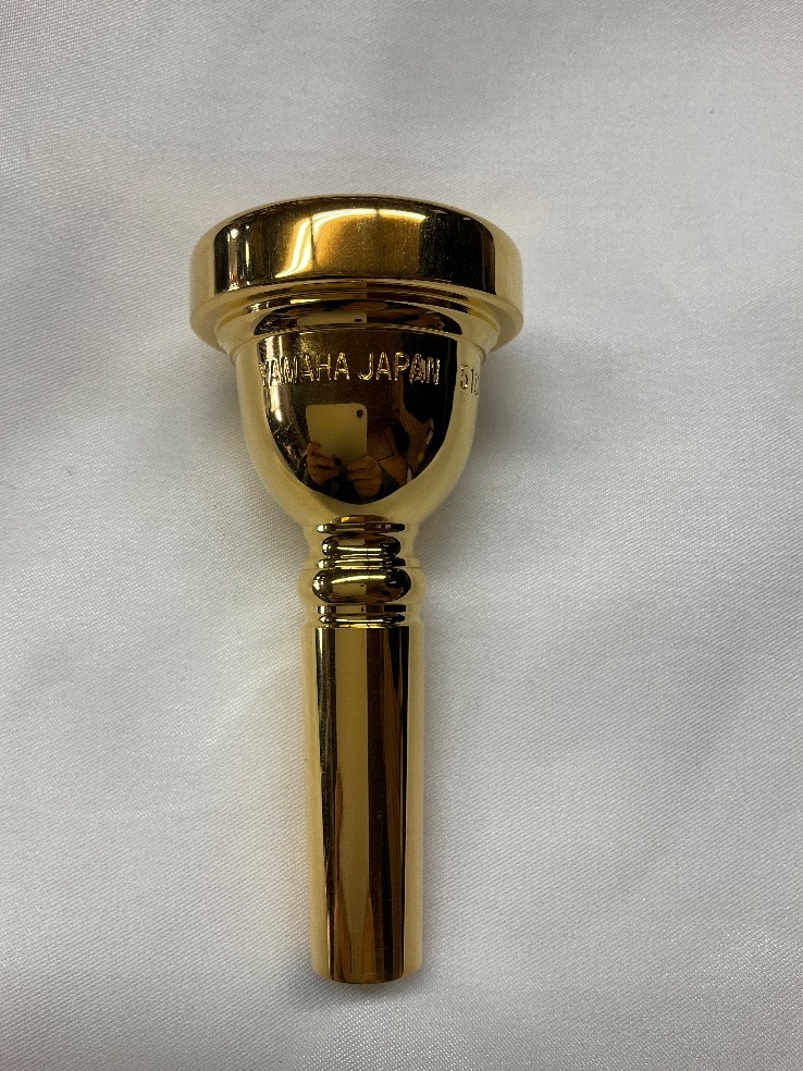 u56412 中古 ヤマハ 51C4L 金メッキ全塗装 トロンボーン用マウスピース拍卖
