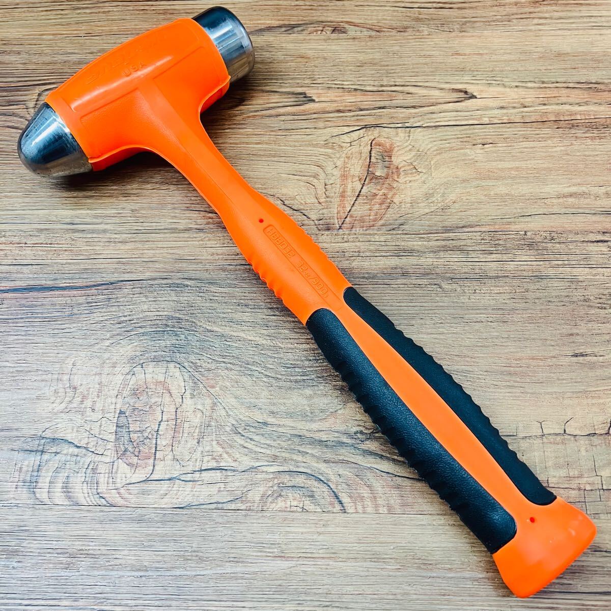 未使用 保管品 SNAP-ON ボールピンソフトグリップハンマー HBBD32 オレンジ スナップオン拍卖