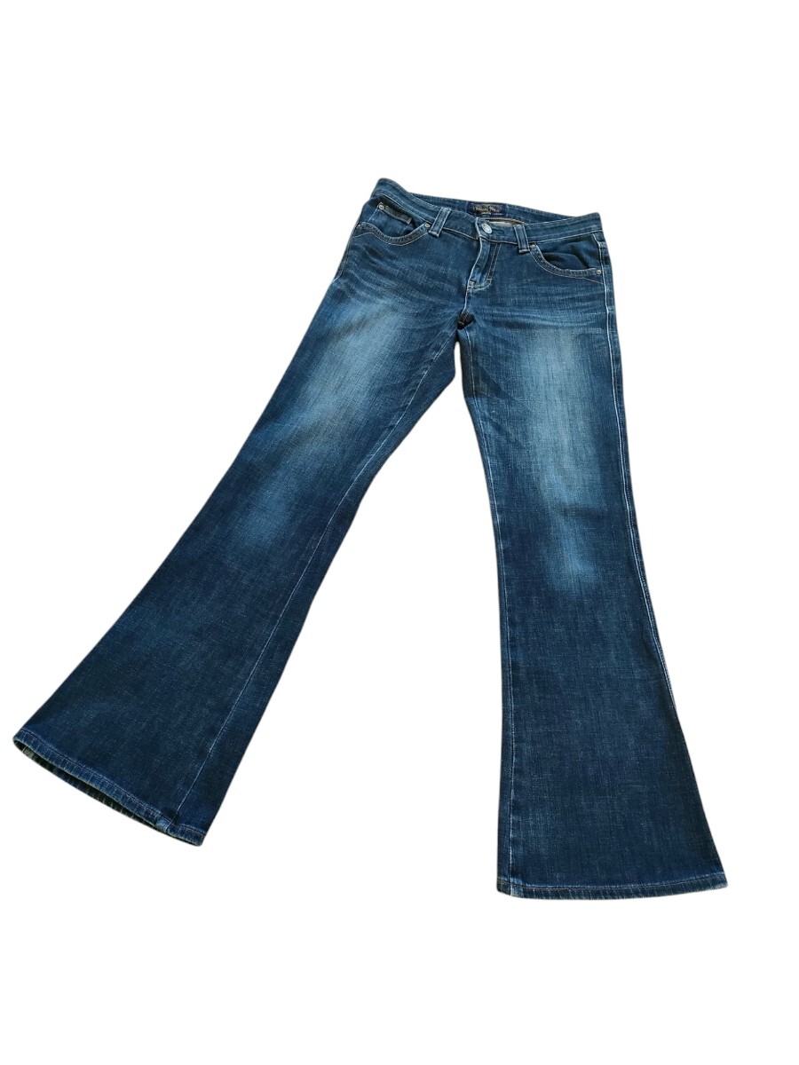 archive japanese label flare denim pants with rhinestone Y2K 14th addiction share spirit TORNADO MART ifsixwasnine goa kmrii 拍卖