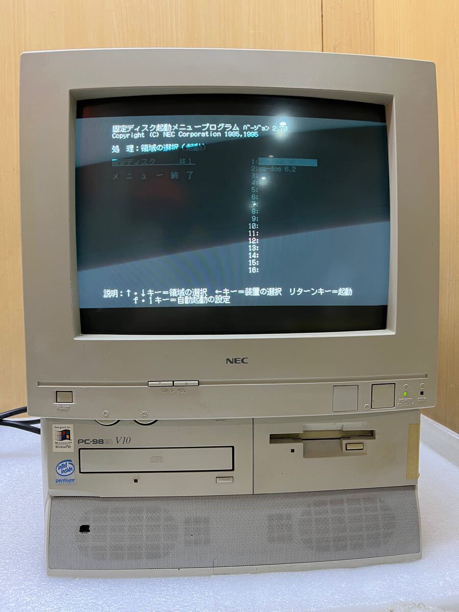 RE1330 NEC/パーソナルコンピュータ/PC-9821 V10 C4RmoreIA 通電確認済み 現状品 1221拍卖