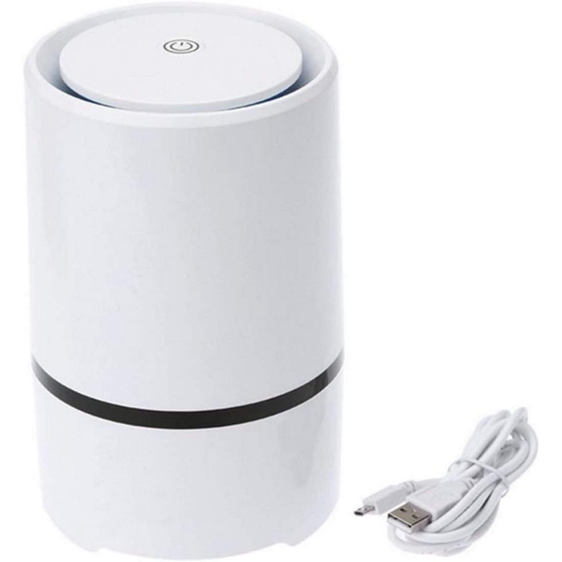 ポータブル空気清浄機 HEPAフィルター付き小型 USB給電 32dB 静音 卓上 軽量 省エネ ライト搭載 ミニ拍卖